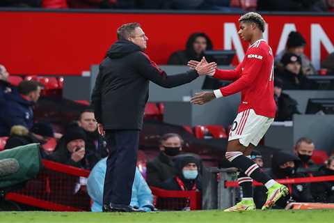 Rashford says he has ‘endless respect’ for Man Utd boss Rangnick and insists he is not ‘sulking’..