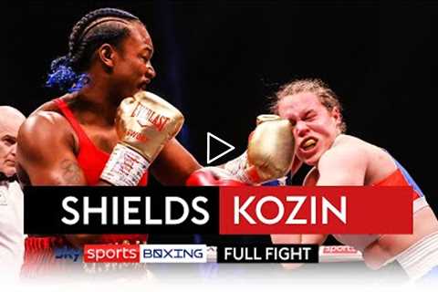 FULL FIGHT!  Claressa Shields vs Ema Kozin  UK DEBUT 🇬🇧