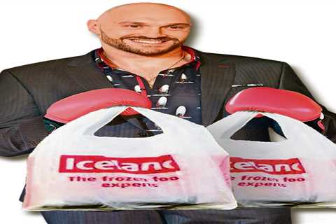 Heavyweight boxing champ Tyson Fury launches his own brand with Iceland