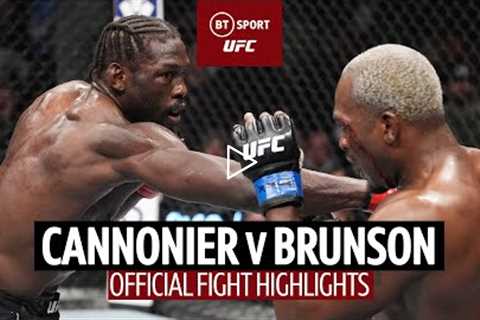 Incredible comeback!  Jared Cannonier v Derek Brunson  UFC 271 Fight Highlights