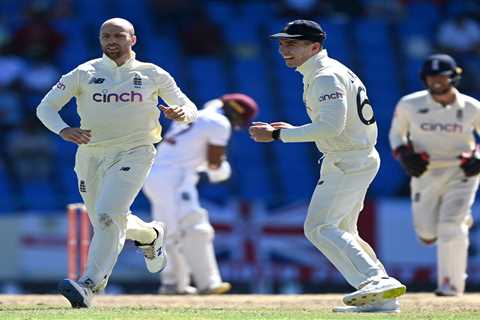 England star Jack Leach shows he’s far from finished as spinner thrills before West Indies hold on..