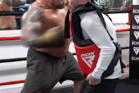 Eddie Hall whacks YouTube star Nile Wilson after he volunteers to take punch from former World’s..