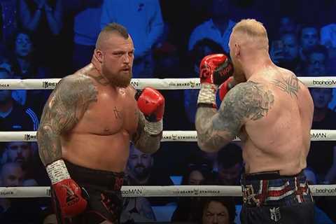 Fans convinced Thor vs Eddie Hall bout was stopped 10 seconds early in controversial finish to..