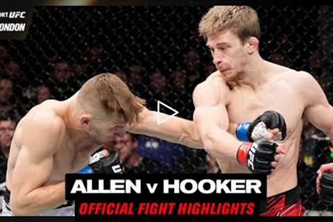 Stunning Performance  Arnold Allen v Dan Hooker  UFC London Fight Highlights