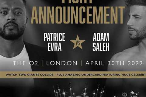 Patrice Evra boxing fight vs Adam Saleh date: UK start time, live stream, TV channel for Ford vs..