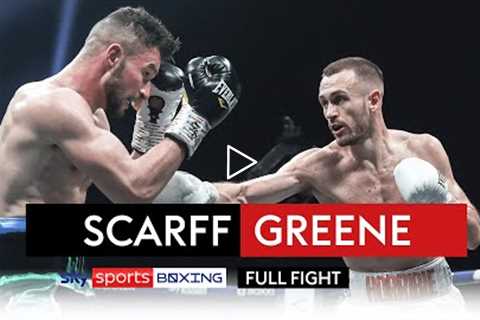 FULL FIGHT! Harry Scarff vs Louis Greene  English Title Fight 🏆