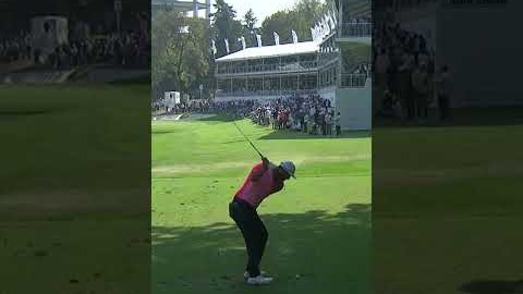 What a shot! Jon Rahm's one-hop ace at WGC-Mexico
