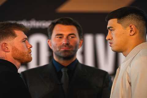 Canelo Alvarez rejected catchweight fight against Dmitry Bivol, reveals Hearn, as Mexican shows off ..