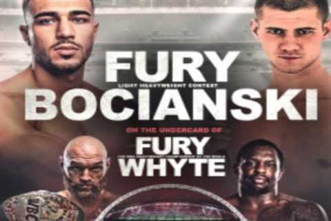 Tommy Fury vs Daniel Bocianski: UK start time, live stream, TV channel for Tyson Fury vs Dillian..