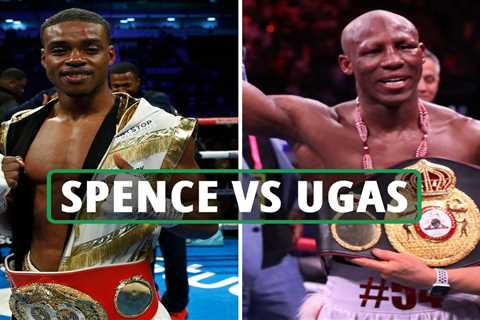 ‘Rookie mistake’ – Errol Spence Jr responds to Yordenis Ugas fight controversy as referee stops..