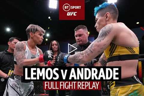 A historic submission!  Amanda Lemos v Jessica Andrade  UFC Full Fight Replay