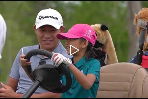 Morikawa, Rose and Horschel surprise First Tee students at Zurich Classic