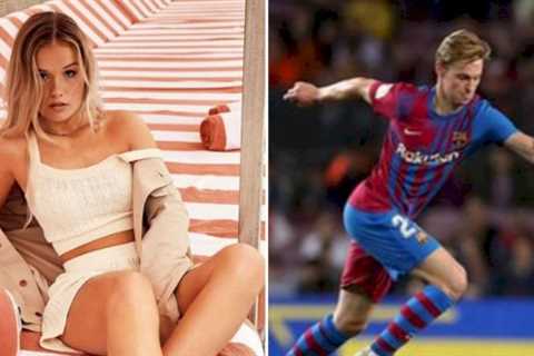 Frenkie de Jong’s girlfriend leaves cheeky “fabulous butt” message after Barcelona win