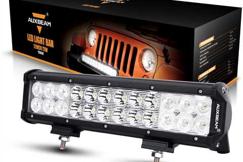 Auxbeam™ 12" 72W CREE LED Work Light Bar 7200lm Combo Beams 24pcs 3W Cree Chips Waterproof For ..