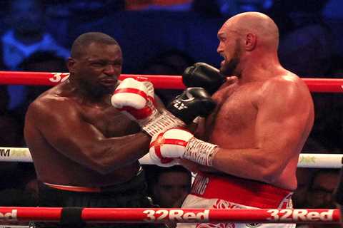 Tyson Fury predicted shot that would finish Dillian Whyte off in the very first round of Wembley..