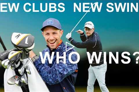 NEW GOLF CLUBS or NEW GOLF SWING