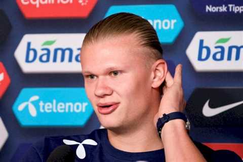 Erling Haaland coy on Manchester City move in first interview after Premier League transfer