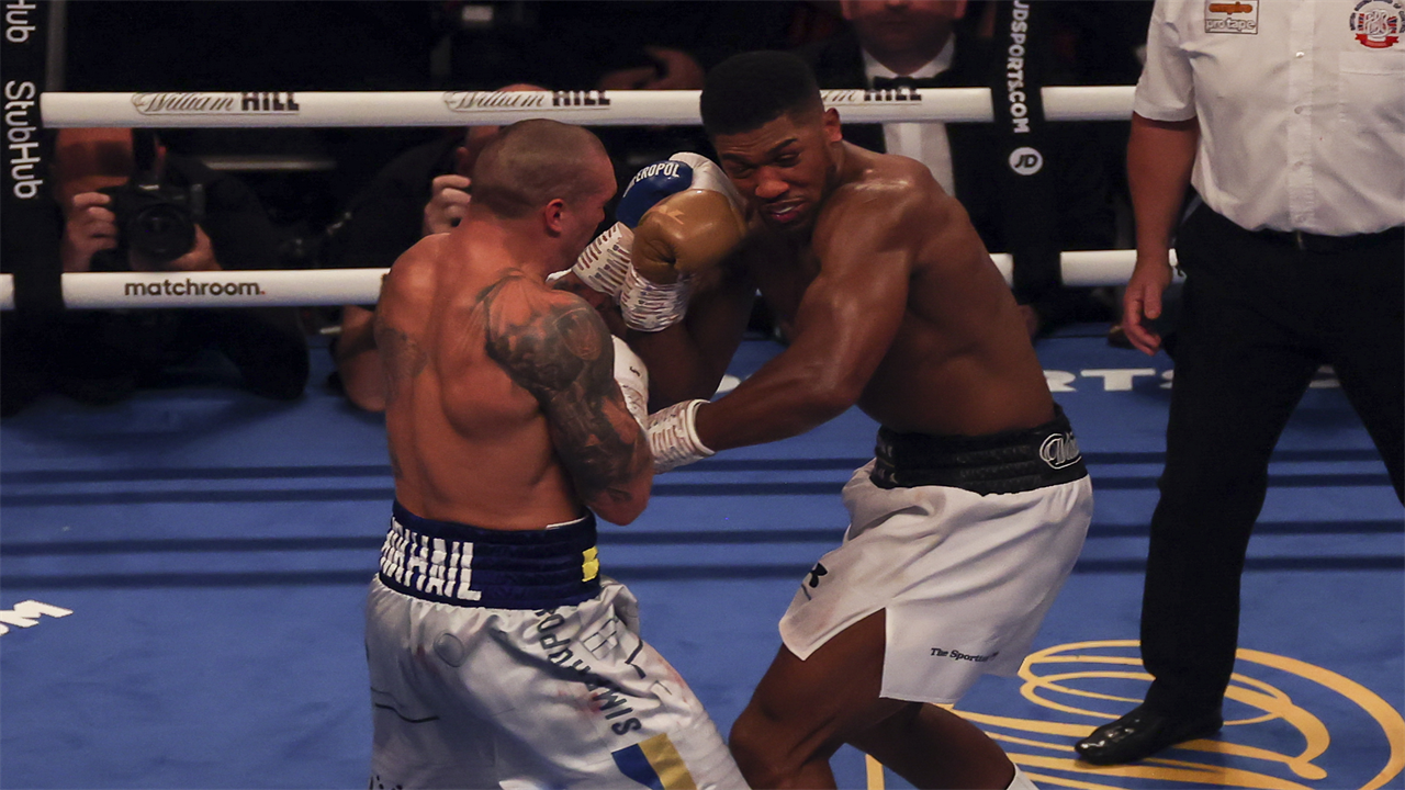 Anthony Joshua looking to cause ‘serious agony’ to Oleksandr Usyk after learning secrets to beat southpaws