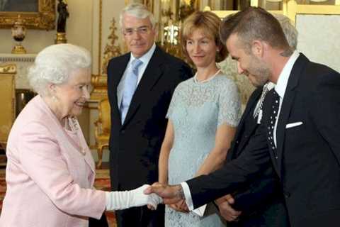 David Beckham accused of ‘begging for a knighthood’ in tribute to Queen