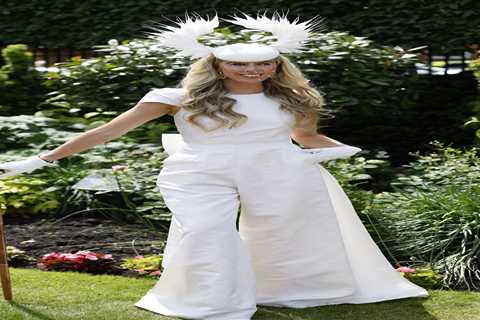 Royal Ascot racegoers turn heads on Ladies’ Day with flamboyant hats and show-stopping dresses