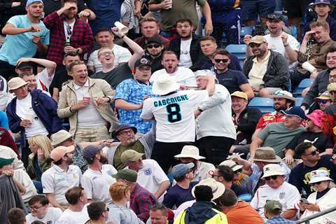 Chaos at England Test match against New Zealand as fight breaks out in stands in shameful scenes at ..