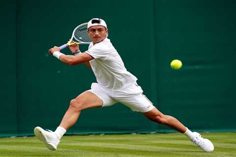 Ryan Peniston wins on Wimbledon debut to take June earnings to £146,000 as he leads the British..