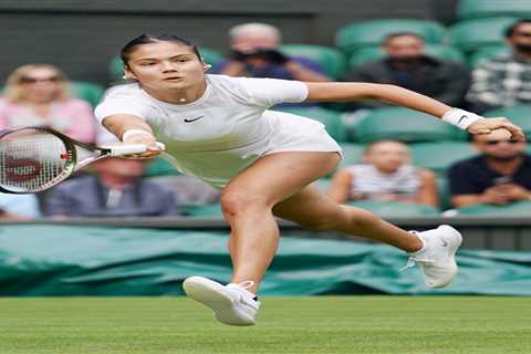 Emma Raducanu survives tricky test to reach Wimbledon second round with straight sets win over..