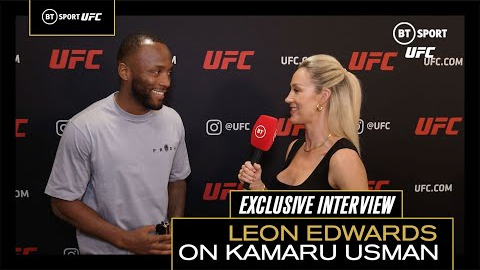 Leon Edwards on finally getting his title shot against Kamaru Usman at UFC 278! 🏆