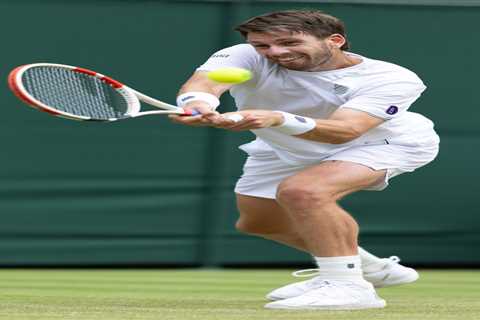 Cameron Norrie fights from behind to beat Goffin in five sets to set up Wimbledon semi-final..