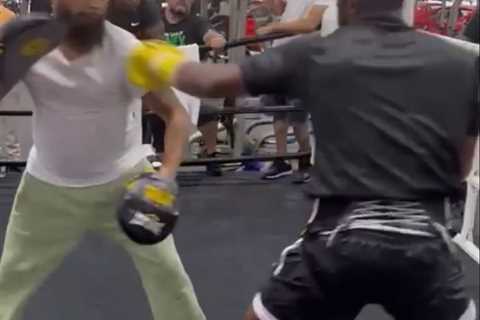 Watch Floyd Mayweather, 45, in training while ‘plotting on ways to make 9 figures’ amid Conor..