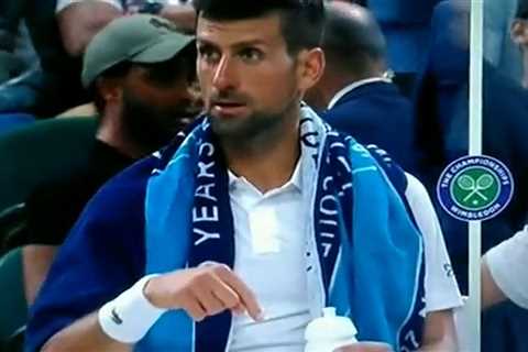 Novak Djokovic refuses to reveal what is in ‘magic potion’ as he’s spotted inhaling from bottle on..