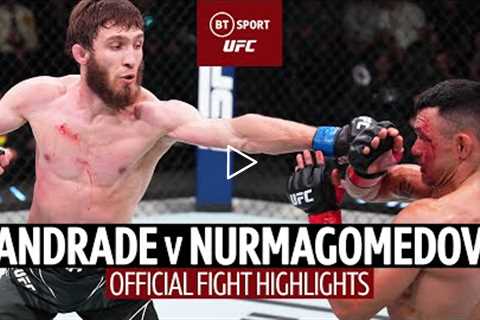 What a wild fight! Douglas Silva de Andrade v Said Nurmagomedov  UFC Official Fight Highlights