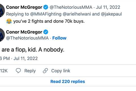 Jake Paul slams Conor McGregor for trying to ‘discredit’ him and claims UFC superstar is stalking..