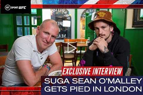 Sean O'Malley tries Pie & Mash in London for the first time!  Discusses Petr Yan fight at UFC..