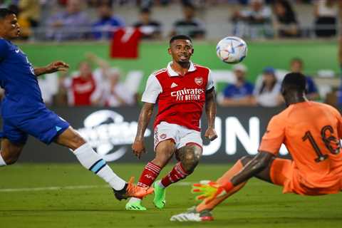 Arsenal 4 Chelsea 0: Gabriel Jesus, Martin Odegaard, Bukayo Saka and Sambi Lokonga see Gunners..