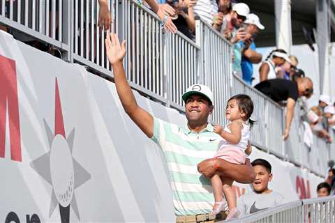 'Quite a special feeling': Tony Finau, with family by his side, wins 3M Open