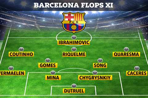 Barcelona’s biggest flops XI of 21st century named by Spanish media, including Ibrahimovic and two..