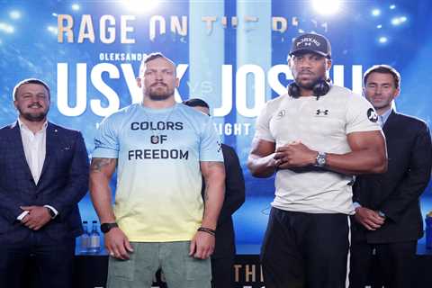 Anthony Joshua fight with Oleksandr Usyk to be shown for FREE in war-torn Ukraine after boxer spent ..