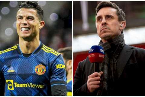 Neville claims Ronaldo could lead to ‘bottom half’ finish as two of 33 Man Utd transfers ‘green’