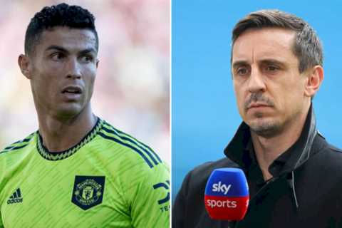 ‘Stand up and speak!’ Gary Neville demands action from Cristiano Ronaldo over Manchester United..