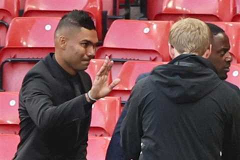 Manchester United present new signing Casemiro to fans at Old Trafford ahead of Liverpool clash