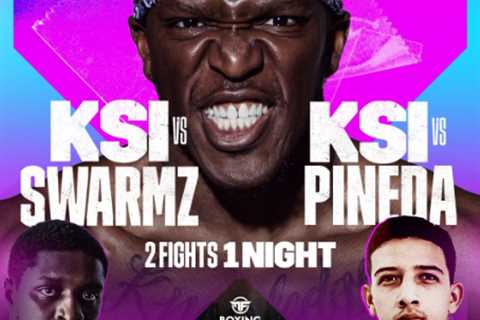 KSI fight – date, UK start time, live stream, TV channel, PPV price, undercard for Swarmz and Luis..