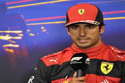 Carlos Sainz to start Belgian Grand Prix on pole despite NOT finishing fastest with Lewis Hamilton..