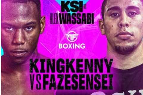 King Kenny vs FaZe Sensei – start time, live stream, ring walks for fight on KSI undercard