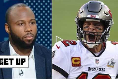 GET UP | Patriots former James White such insight on Tom Brady issue with Buccaneers at O-line