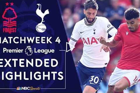 Nottingham Forest v. Tottenham Hotspur | PREMIER LEAGUE HIGHLIGHTS | 8/28/2022 | NBC Sports