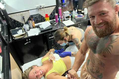 Dee Devlin gets romantic Conor McGregor tattoo below her boob as UFC star’s partner shows it off in ..