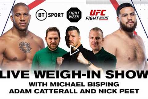 Fight Week: #UFCParis Live Weigh-In Show With Michael Bisping  First ever UFC event in France! 🇫🇷