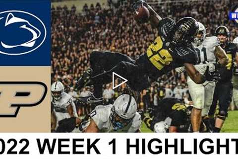 Penn State vs Purdue Highlights | College Football Week 1 | 2022 College Football Highlights