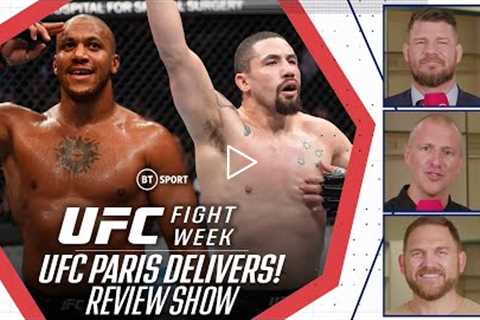 Fight Week: UFC Paris Review show  Gane, Whittaker, and Wood deliver incredible fights!